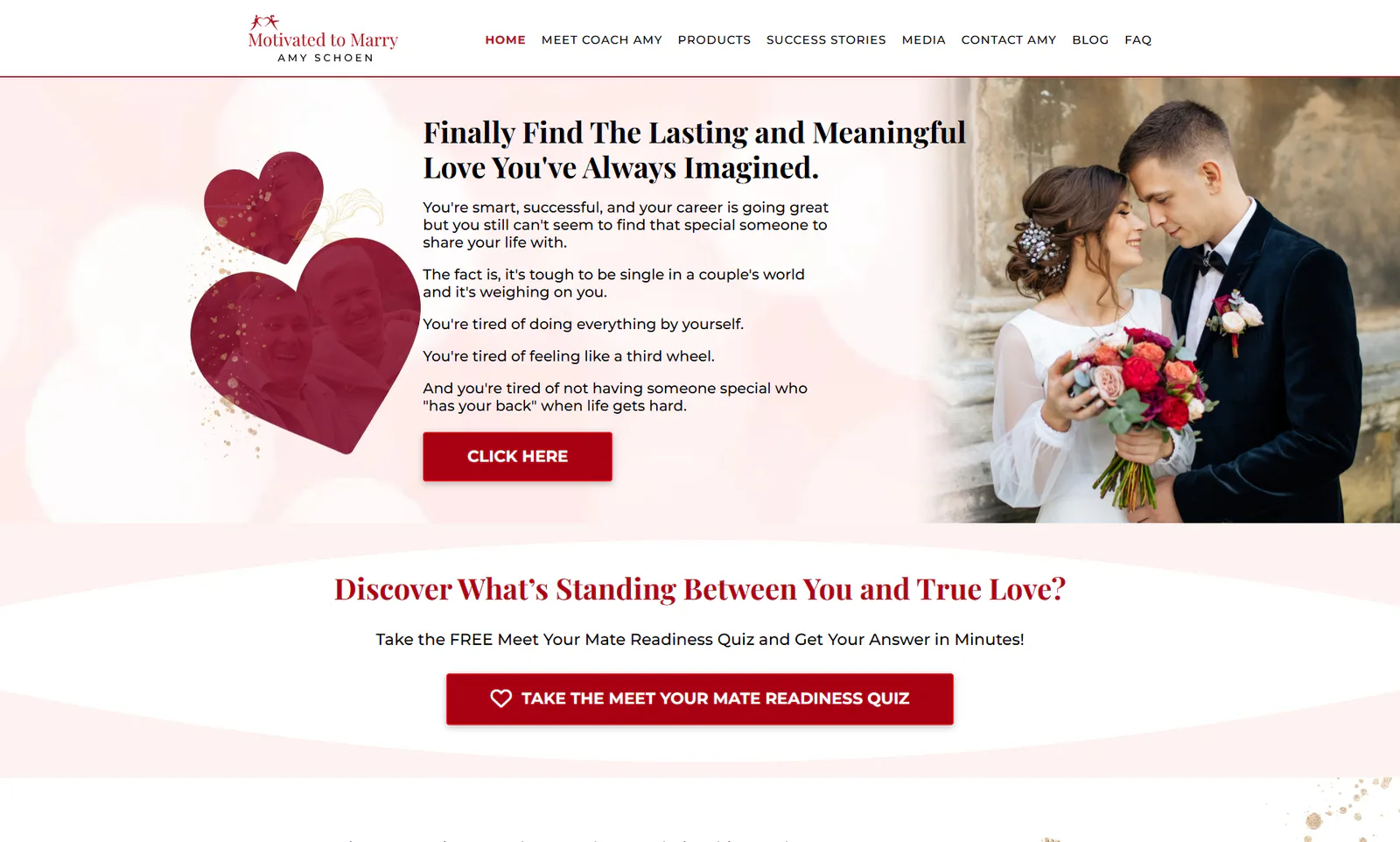 Motivated to Marry website preview